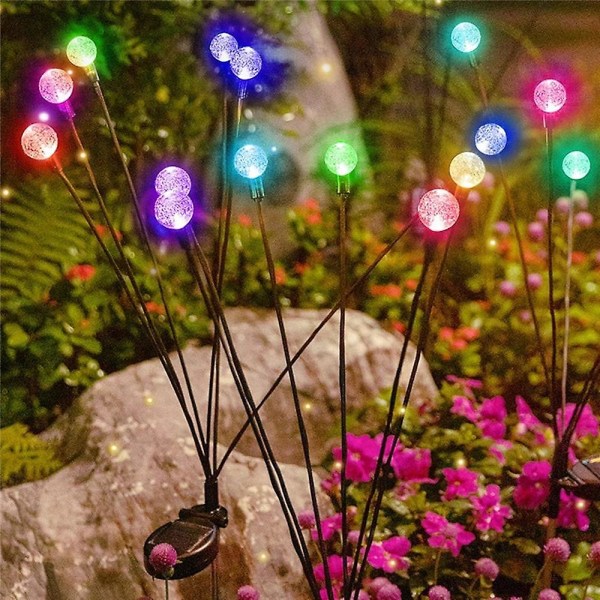 Outdoor Solar Garden Lights Firefly Lights Led Swaying