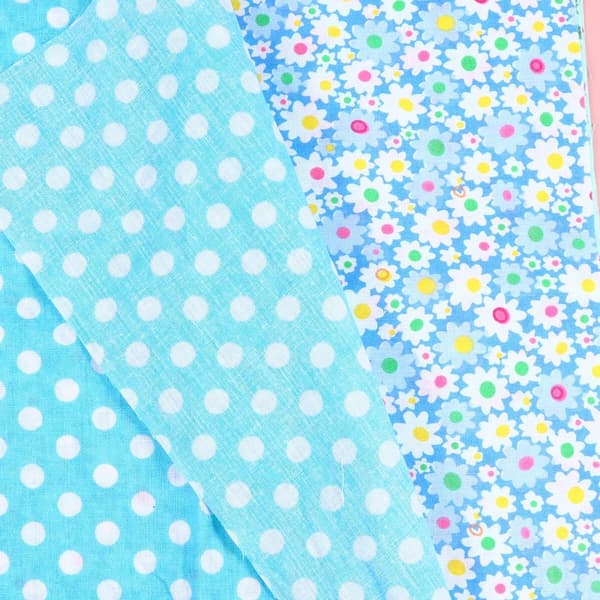 Gør-det-selv Patchwork Bomuldsstofsæt til Quiltning og Syning, 9 Stykker 50x50cm