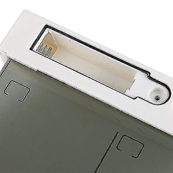 Digital Klocktermometer Hygrometer LCD Självhäftande Med Sugkopp Klocka Fönster Vägg