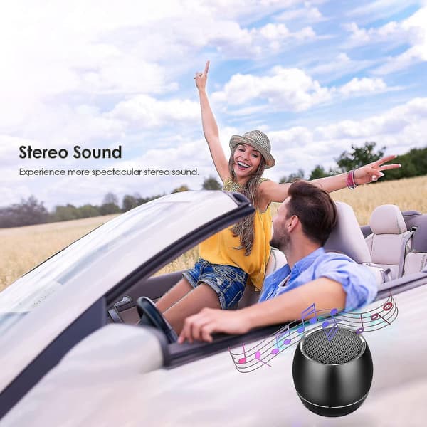 2 st Bärbara Bluetooth-högtalare, utomhus Trådlös Mini Bluetooth-högtalare
