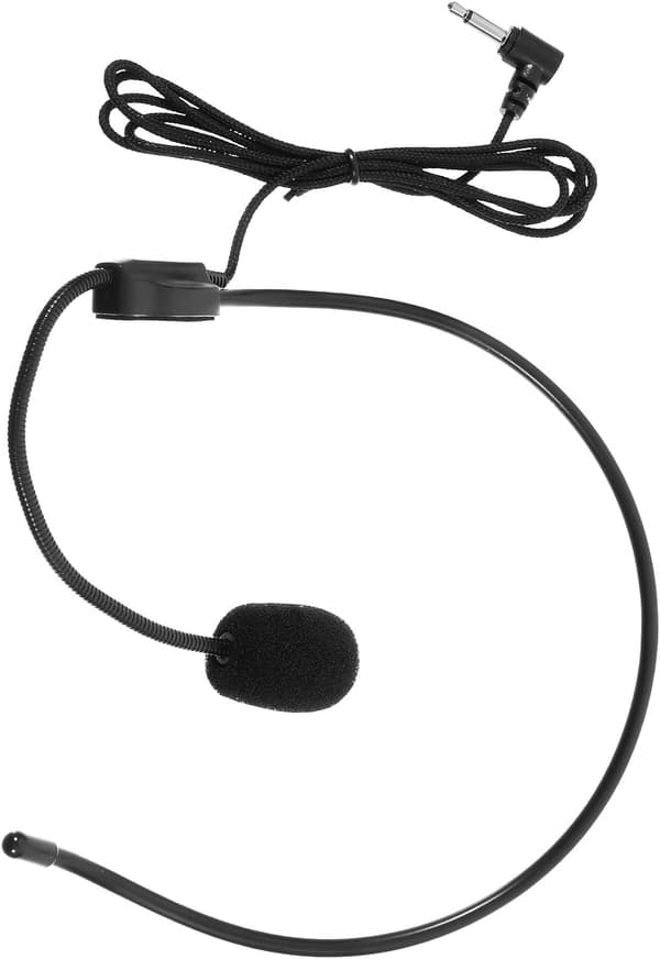 Headsetmikrofon för tal 3,5 mm trådbunden mikrofonheadset