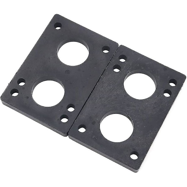 Skateboard Universal Truck Risers - 1/2\" - 1/4\" - 1/8\" - Sort (10 stk)