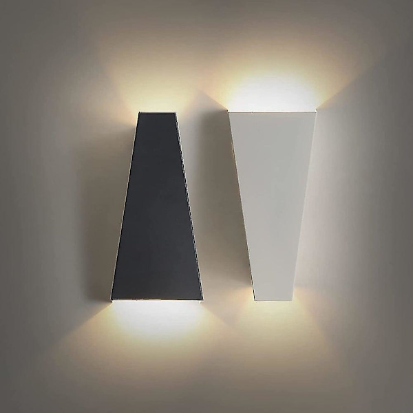 2 stk Moderne Innendørs Vegglampe Led Metall Liten Vegglampe