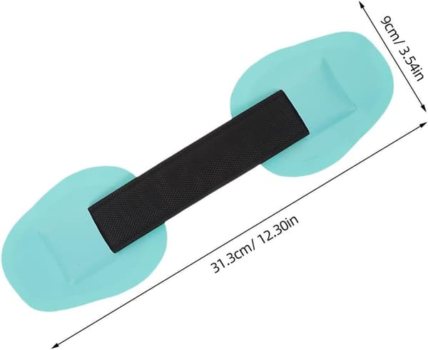 2 stk. kajakkpadlehåndtak med PVC-stropplapper – lysegrønn erstatningssurfebrett