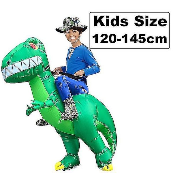 Oppustelig Kostume Kostume Til Voksne Børn Kids 120-145cm Green C