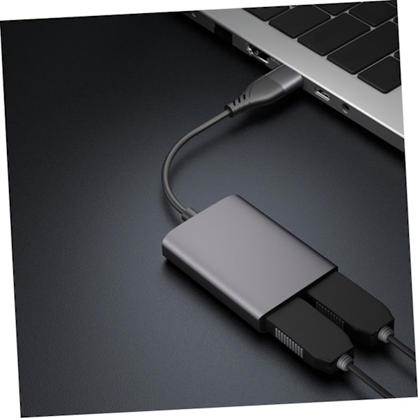 Type C til Dobbel 1080P 60Hz Adapter USB 30 Hub USB Adapter