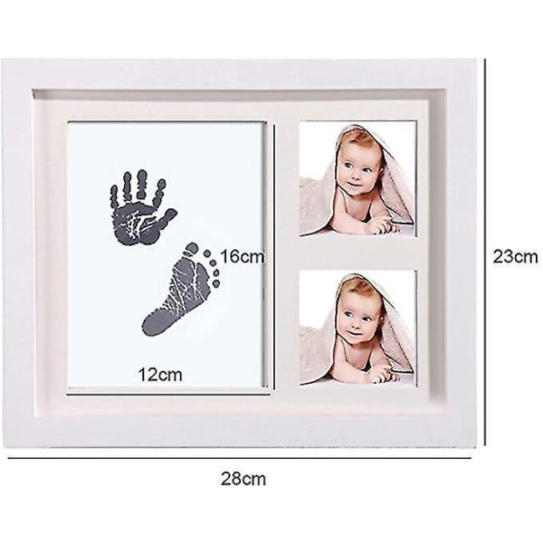 Baby Handprint Footprint Kit Fotoramme Clay Newborn Picture