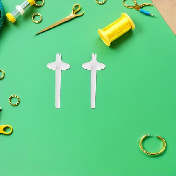 10 stk. plastspolepinner trådholdere for symaskiner