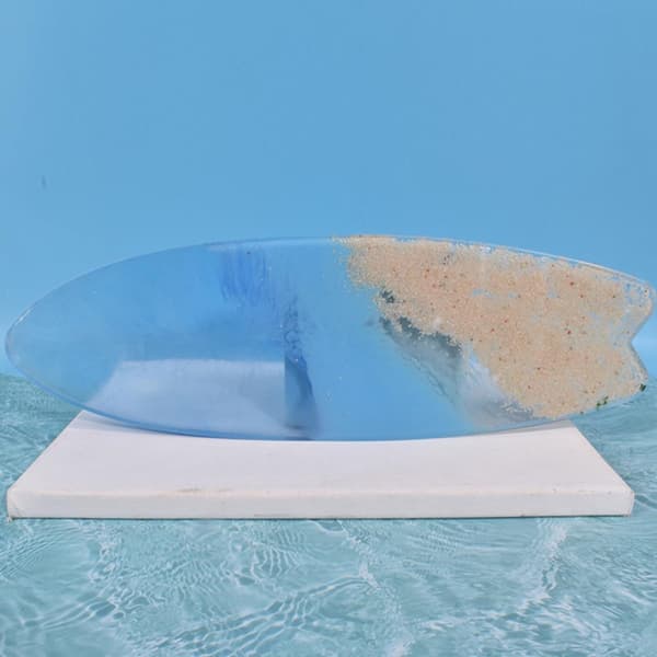 2 stk DIY silikon surfbrettform for epoksystøping, surfbrettunderlegg silikonformsett