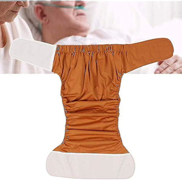Voksen Bleier Voksen Svømmebleier Vanntette Vaskbare Gjenbrukbare Voksen Bleier Lommebleier Voksen Bleier (Bleie Kaffe Farge) Diaper Coffee Color