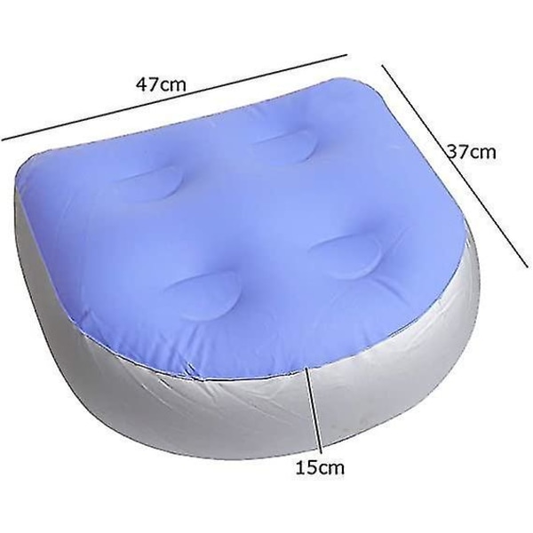 Spa Hot Tub Booster Seat Oppustelig Massagemadras Rygpude