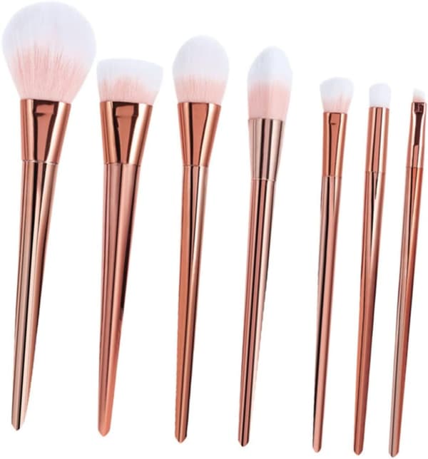 Makeupbørstesæt 7 stk Professionel Pudder Foundation Blush Øjenskyggebørster