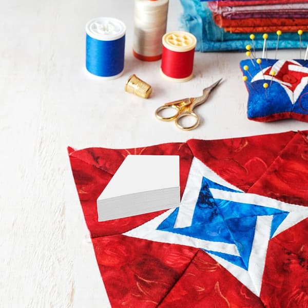 100 stk. quiltpapirskabeloner til gør-det-selv patchwork-syningstilbehør