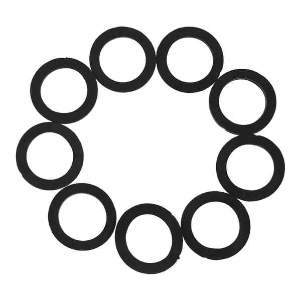 100 st skivstångsbrickor gummi O-ringar hantelkragebrickor platta stabilisatorringar