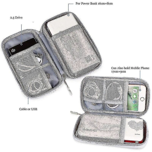 Gadget Opbevaringspose Digital Kabel Elektronisk Organizer