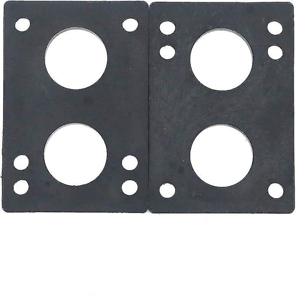 Skateboard Universal Truck Risers - 1/2\" - 1/4\" - 1/8\" - Sort (10 stk)