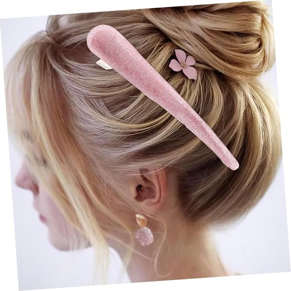 6 stk. Duckbill hårspenner Slanke Barrettes Duckbill-klemmer Hår for jenter Kvinner Utendørs Reise Bærbart tilbehør