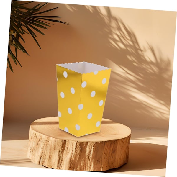 24 stk. Popcornæsker til drenge og piger, store og små snackbeholdere til aften, fødselsdag, bryllup