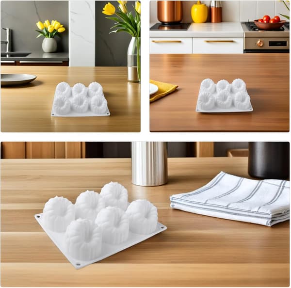 Bringebærkakeform Fondantformer Realistisk Bringebærform Hvit Silikonbaking