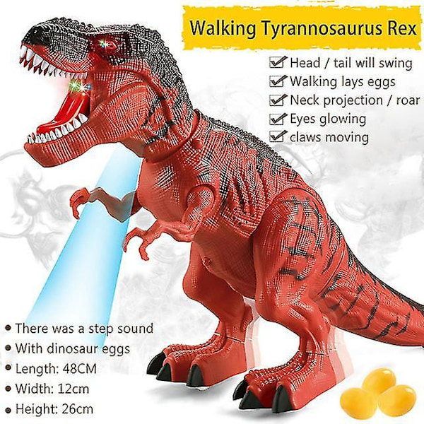 Dinosaurukset Sähköiset Lelut Kävelevä Suihkuava Dinosaurukset Valoisa Munalla Lapsille Lahjoja