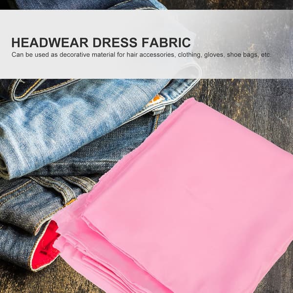 Polyester klänningstyg för DIY-hantverk Rosa 2M Romantisk design Lättviktsmaterial