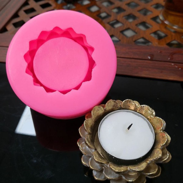 3D männynkartio kynttilänjalka mold kynttilänjalka silikoni mould tee itse käsintehty askartelu kodin sisustukseen valutyökalu-fg-yuhao