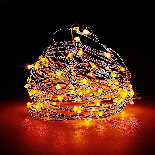 5 Pakkaa Fairy 5m 50led Led Paristoilla Toimivat Vedenkestävät Valojuovat