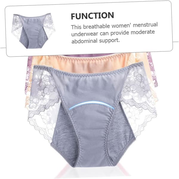 Side Lækage Menstruationsbukser Lækage Periodebukser Komfortable Menstruationstrusser