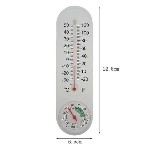 Analog Termometer och Hygrometer för Hemmet, Väggmonterad Testare
