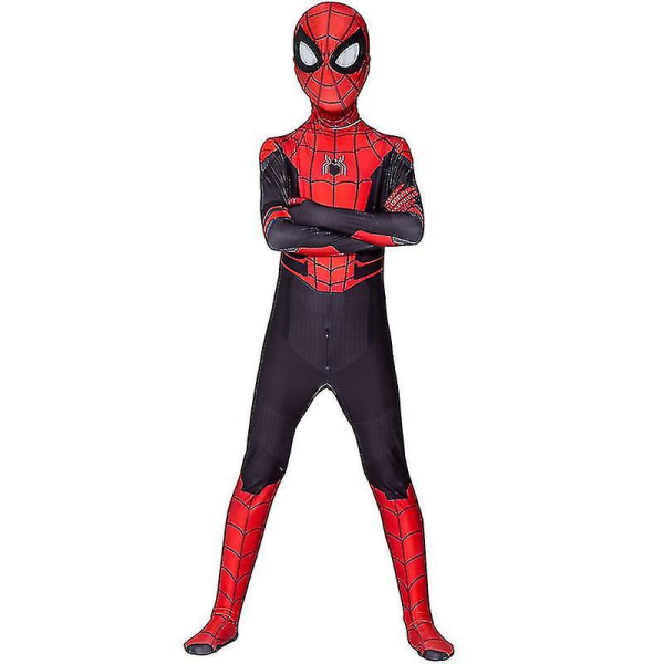 Bodysuit aikuisten lasten supersankariroolileikki haalari Fancy Up -asu 3-4 Years Spiderman Boys