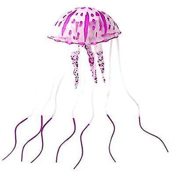 Silicone Simulation Jellyfish Aquarium Decor Fish Tank