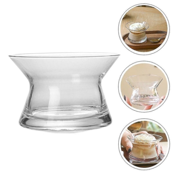 Elegant Rotasjonskopp Kaffebeger Glass Vann 1 stk