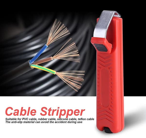 Wire Strippers Krympeverktøy Multifunksjonell Kabelkutter 8-28mm Wire Strippers
