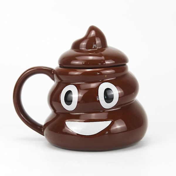 Tegneserie Smil Poop Knap Te Kaffe Kop Sjov 3D Kopper