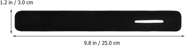 5 stk. elastiske fiskestangbelter, justerbart elastisk stoff og gummimateriale