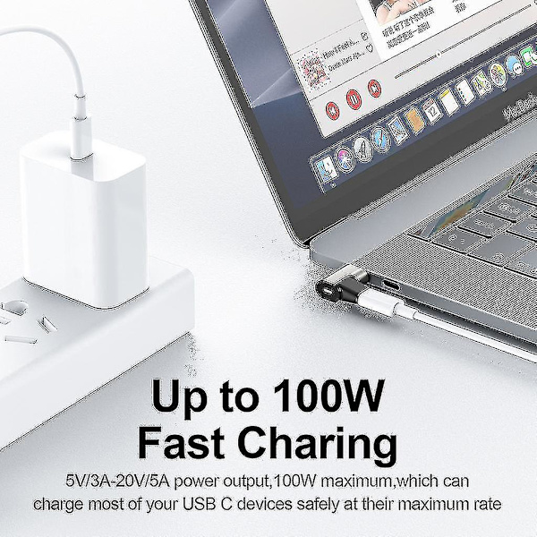 Metal 24-polet Magnetisk USB Type C Adapter