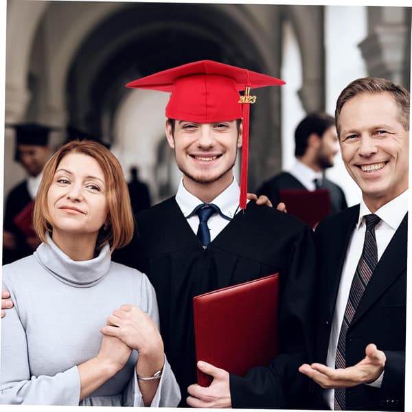 Studentmössa Elastisk studentmössa för minnesvärda foton Bekväm och dekorativ