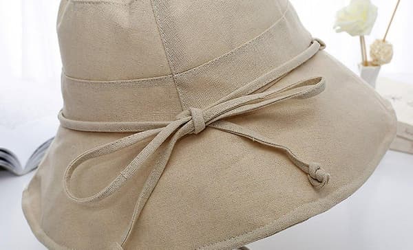 Solhatte til kvinder, smuk sommerdame solhat, foldebar, UV-beskyttelse UPF 50+ khaki