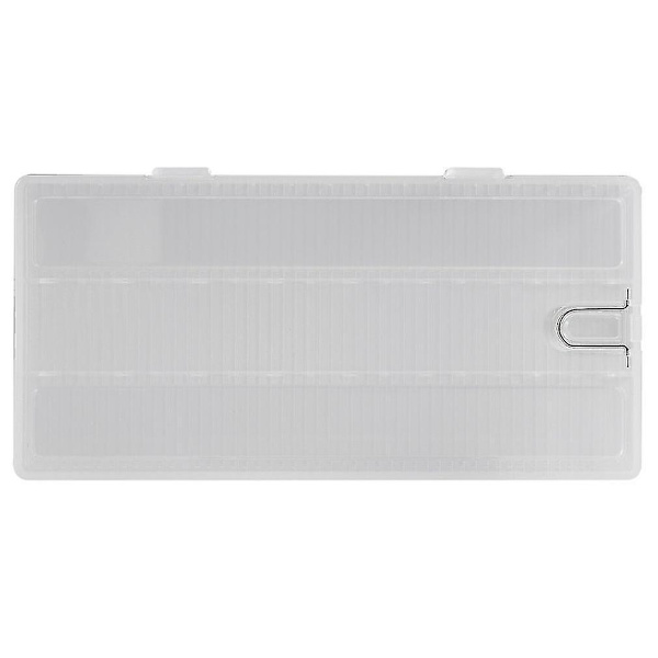 Transparent Batteriboks Opbevaringsboks 8 stk 18650 Batteri