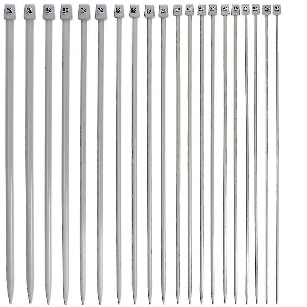11 Par Stickade Stickor 35,7 cm Raka DIY-Vävning