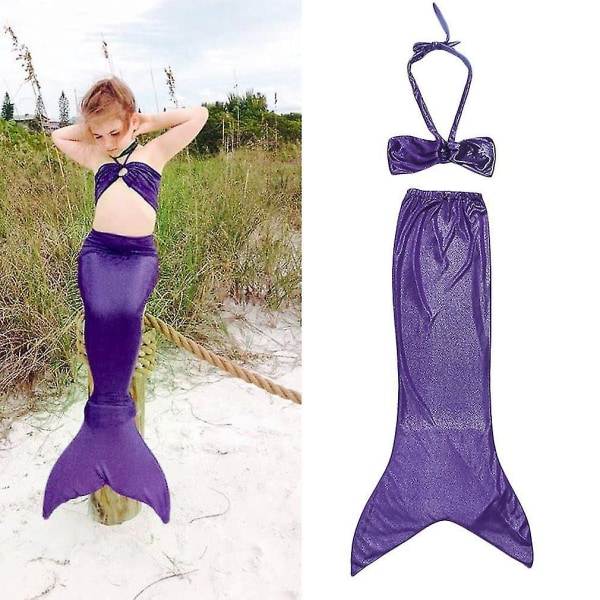 Little Mermaid Tail Dress Børn Piger Mermaid Tails Kostume