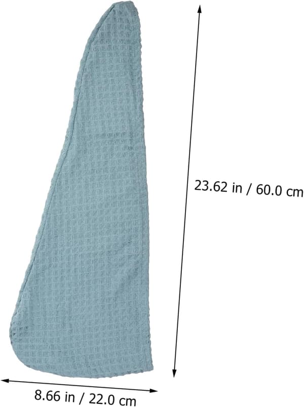 2 stk. tørkehetter for voksne i mikrofiber, absorberende tørkehatter til hjemmebruk