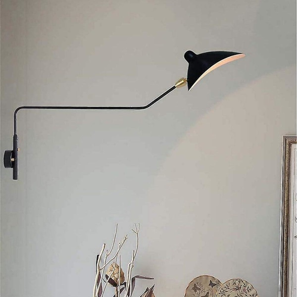 Enkel stil Swing Vegglampe Dome Lampeskjerm 1-2 lys