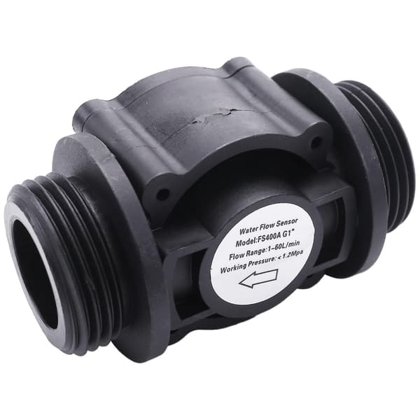 2 stk Vannføler Drivstoffmåler Vannmåler Sensor Flowmeter Vannføler Tellerindikator Fs400a G1