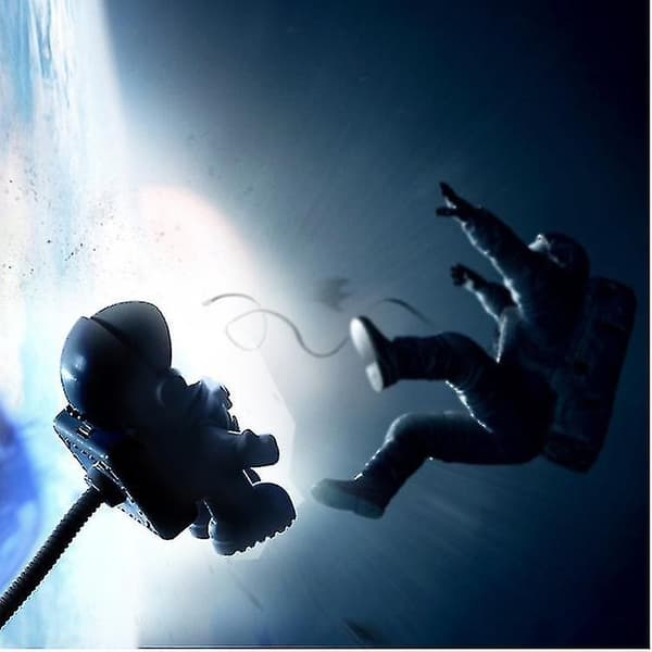 USB Astronaut Natlampe LED Computer Bordlampe Computer Skrivebord Små Ornamenter