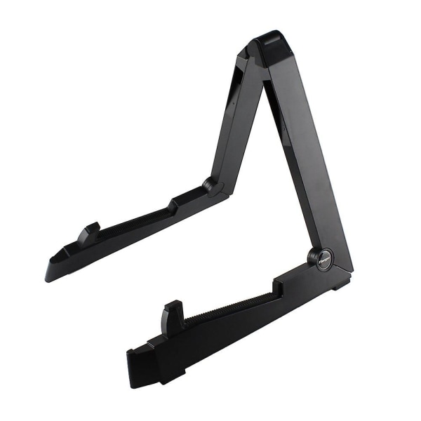Gitarstativ, sammenleggbart instrumentstativ i ABS-materiale for akustisk gitar