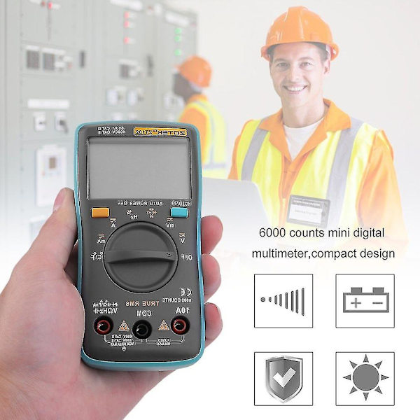 ZT102 Digital Multimeter 6000 Räkningar Voltmeter