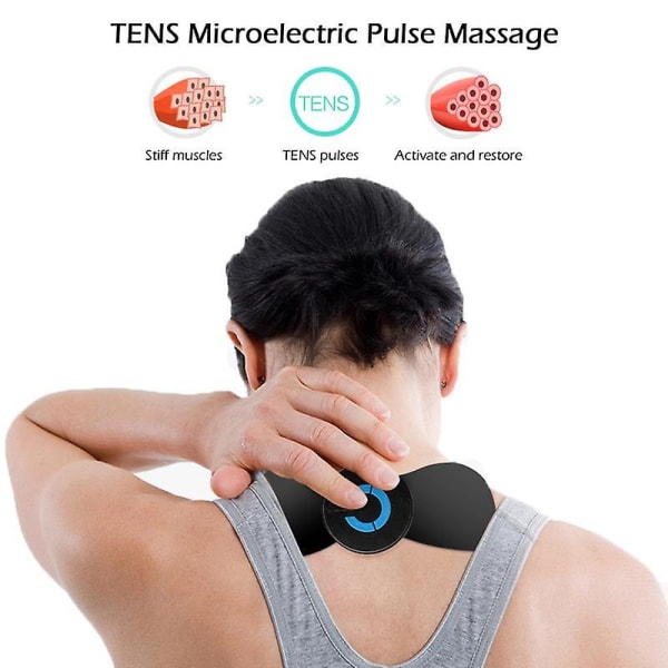 3-pack Elektrisk Nackmassager Pad