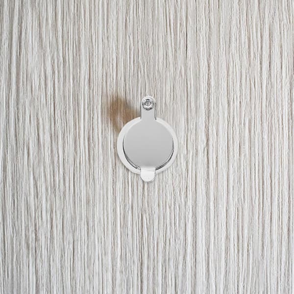 2 st koppar dörrkikare titthålsskydd modern silver integritetsskydd omfattande säkerhet