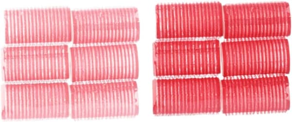12 stk. plastik hårruller selvklæbende krøllejern hårstylingværktøjer